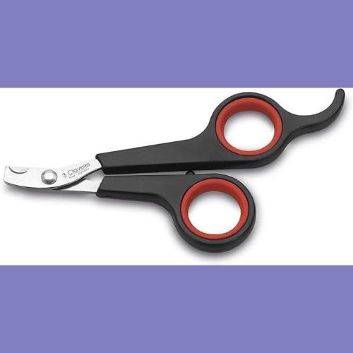 3 Claveles 16550 Nail Clipper for Cats with Apoyadedos and thimbles