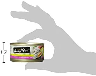 Fussie Cat Premium Tuna with Chicken in Aspic Grain-Free Wet Cat Food - 2.82oz Cans - Case of 24 Cans (Tuna with Chicken in Aspic), (Pack of 48)