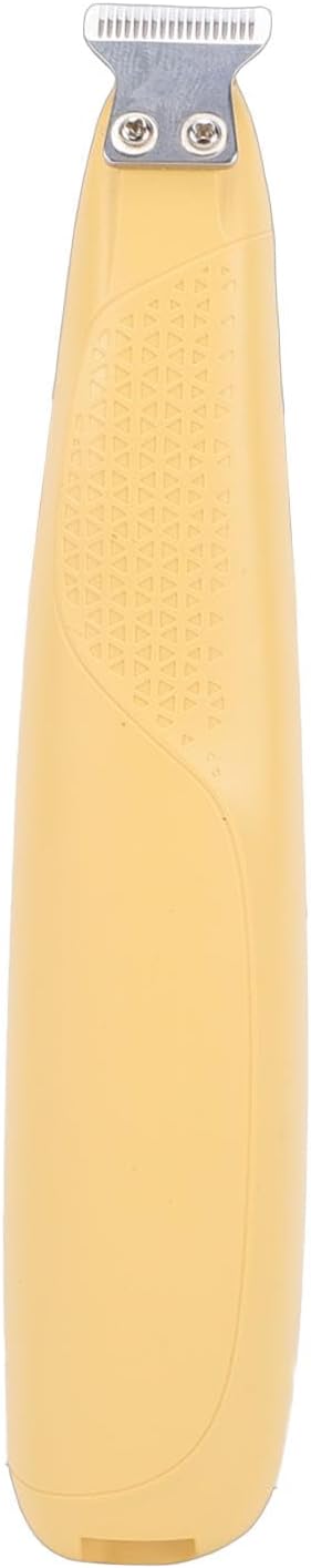 Pssopp Electric Cat Grooming Clippers, Electric Clippers Proof Body High Brightness LED Light Rechargeable Dog Trimmer for Small Area Hair Cat Grooming, (Yellow)