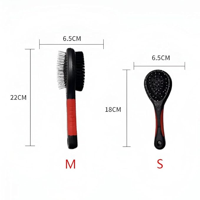 2-in-1 Double-Sided Pet Comb for Dogs and Cats m