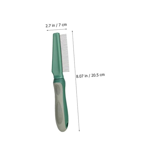 Multi-functional Pet Comb for Cats and Dogs Portable Grooming Tool with Dense Needle Design for Knot Removal Comfortable Grip and Stylish Look for Floating Hair and Prevention