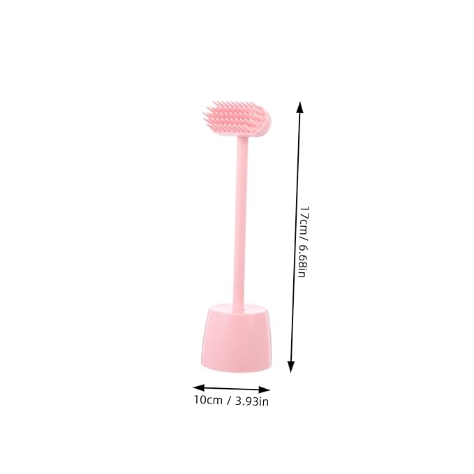 Mipcase Scratch Brush Pet Massage Brush Durable Cat Grooming Tool for Self-grooming Stress Relief Hair Removal Safe Material for Cats and Dogs Pink