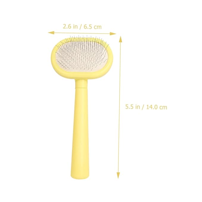 Cat Grooming Comb for Dogs and Cats Plastic Pet Hair Cleaning Comb with Long Handle for Comfortable Shedding and Tangle Removal Daily Use Bathing Tool for Healthy Fur Maintenance