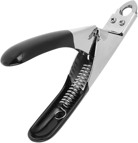 GLOGLOW Nan Professional Dog and Cat Nail Clippers, Ergonomic Stainless Steel Nail Trimmer for All Pet Sizes Dog Grooming Supplies (Black)