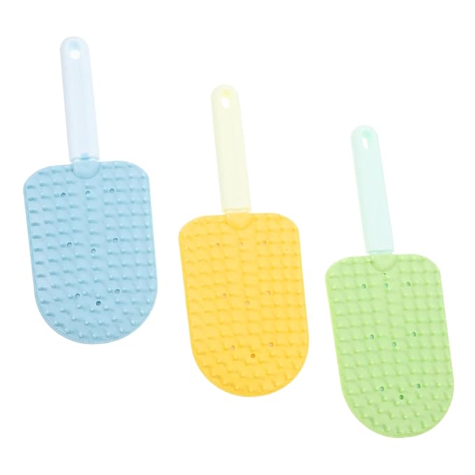 3pcs Cat Grooming Brush for Indoor Cats Dual-sided Deshedding Tool for Hair Comfortable Grip Efficient Hair Removal Washable Pet Grooming Combs