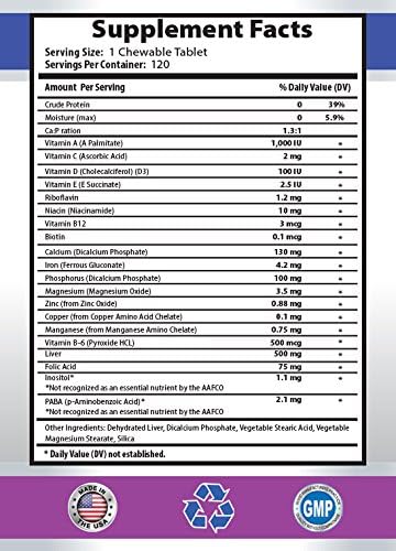 Vitamins for cat Manage - CAT Ultra Vitamins - Essential Minerals and NUTRIENTS - Immune Support - Hair and Coat Health - Magnesium for Cats - 2 Bottles (180 Chewable Tablets)