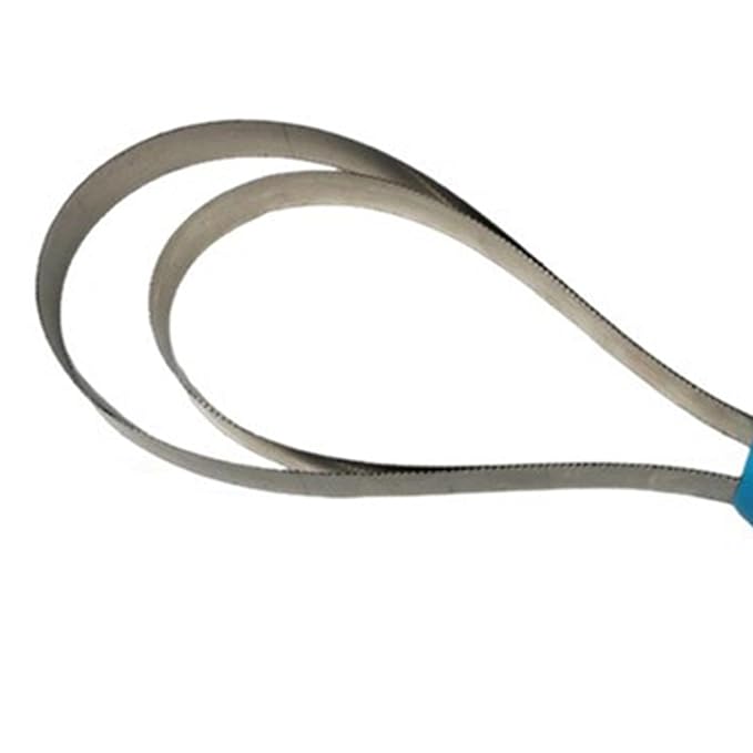 Pet Shedding Blade Hair Remover Tool with Handle for Dogs Cats Horses Animal Grooming Comb Stainless Steel Double Sided Design 12.40 Inch- Double Loop