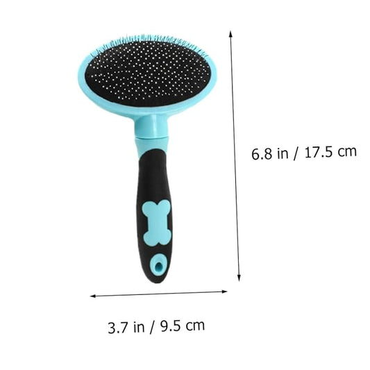 Happyyami Cat Brush Pet Comb Cat Hairbrush Cleaning Brush Massage Pet Body Fur Grooming Tool