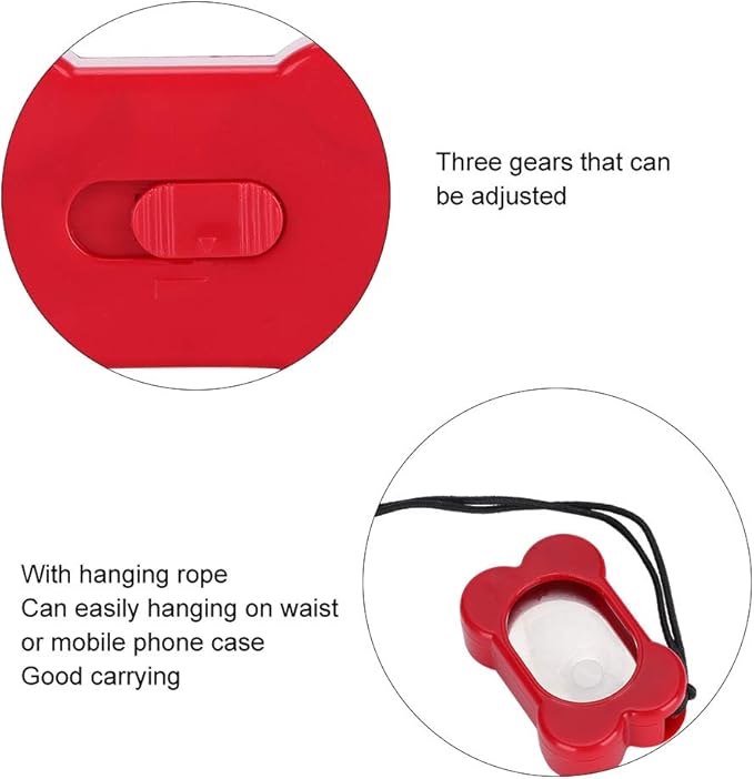 Pet Training Clicker, Adjustable Three Gears, Compact Lightweight, 5PCS for Dogs - Durable ABS Material, Convenient Carrying, Effective Dog Training Supplies