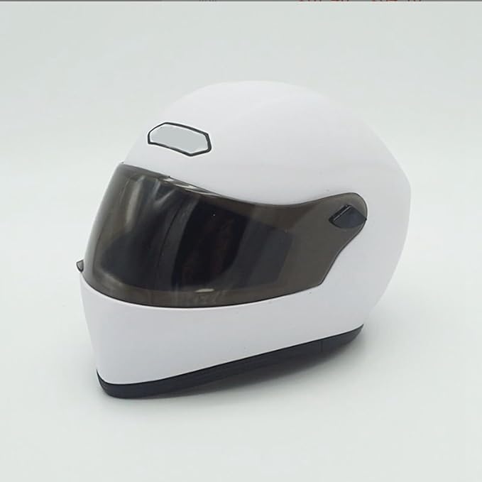 Pet Motorcycle Helmet Dog/Cat Full Face Motorcycle Helmet Outdoor Motorcycle Bike Riding Helmet Hat for Cat Dog Doggie Puppy Kitten Pet Supplies Racing Car Fan Collectible Small Gift (White)