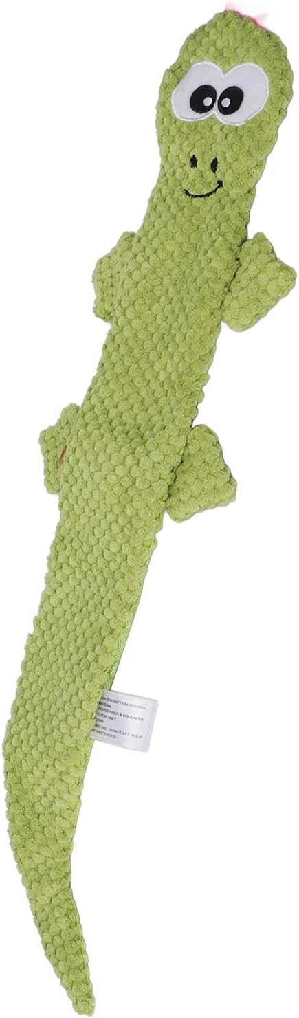 Squeaky Lizard Dog Toy Teeth Grinding Plush Chew Pets Supplies Anxiety Reducing Bite