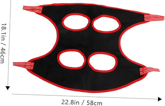 Mikikit PET Grooming Hammock Nail Clipper Adjustable Dog Grooming Bag for Cats Dogs Random Color Essential Tool Set