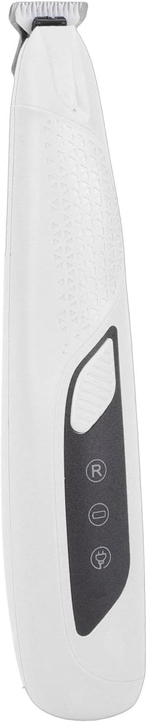 Pssopp Electric Cat Grooming Clippers, Electric Clippers Proof Body High Brightness LED Light Rechargeable Dog Trimmer for Small Area Hair Cat Grooming, (White)