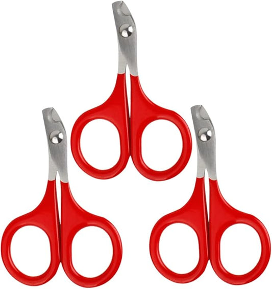 Beaupretty 6pcs Dog Nail Trimmer Stainless Steel for Dogs Cat Grooming Scissors Pet Nail Bend Cutter Home Salon Clipper