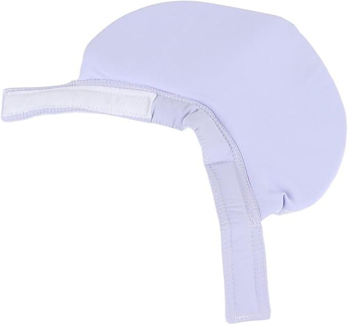 Rengue Soft Adjustable Pet Bib, Bandanas Material, Prevent Licking and Biting, Comfortable for Cats and Dogs, Size M Soft Adjustable Pet Bib, Sponge and Cotton Nan Cat Supplies (Light Blue)