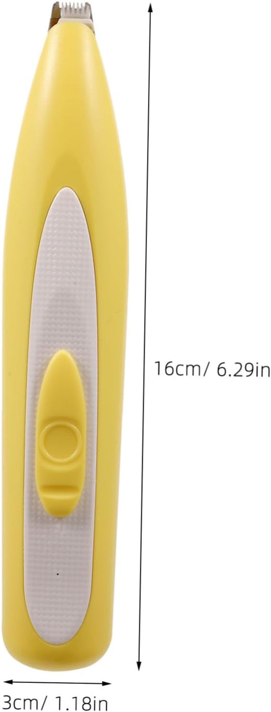 Hemoton Dog Hair Clipper Professional Grooming Clipper Battery-Powered Pet Hair Trimmer Cat Grooming Tool Silent Handheld Pet Remover
