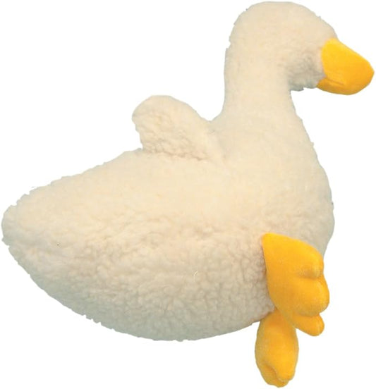 SPOT 13in Vermont Style Fleece Duck Dog Toy β Soft Plush Squeaky Comfort Toy for Medium & Large Dogs and Puppies β No Plastic Parts β Safe for Light Chewers β Calming & Cuddly Indoor Pet Toy