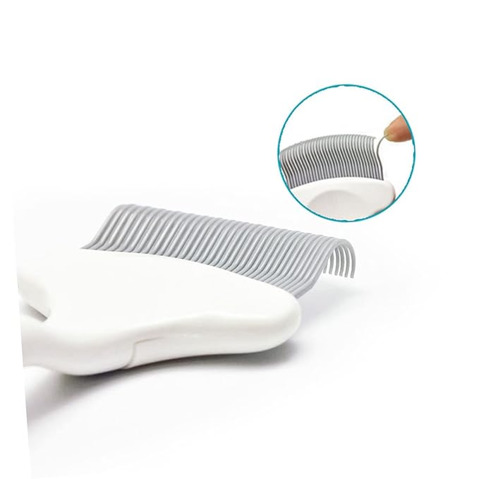 Yardwe Cat Grooming Comb Elastic Pin Design for Removal Tangle Knot Elimination Material for Cat Cleaning and Maintenance