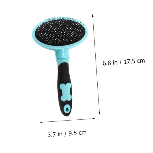 Comb Brush for Dogs Cats Pet Hairbrush Slicker Brush Deshedding Comb Cat Grooming Tool Comfortable Ergonomic Handle