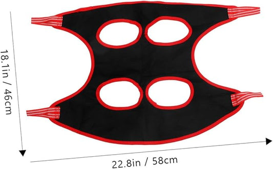 Hemoton Cat and Dog Grooming Hammock for Nail Trimming Ergonomic Hanging Harness for Small to Medium Pets Easy to Use Sturdy Design Accessories Included