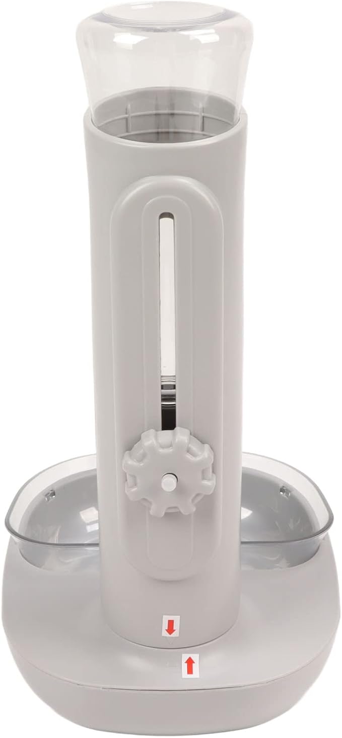 RiToEasysports Detachable Pet Drinking Feeder 680ml Split Design Dog Water Dispenser Bowl with Control Water for Dogs Cats for Pet Feeding Watering Supply