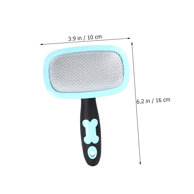BESPORTBLE Ergonomic Grip Pet Hair Comb Cat Brush for Shedding Pet Grooming Supplies Massager Comb