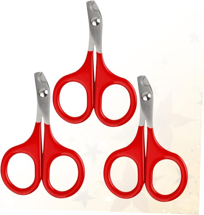 6pcs Sturdy Stainless Steel Dog Nail Clippers for Dogs Grinds Cuts Cat Grooming Tool Pet Nail Bend Cutter Home Salon Use