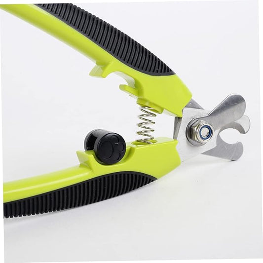 Stainless Steel Pet Nail Clipper with Safety Guard for Cats and Animals Sharp Ripple Pattern Design for Safe Grooming and Comfortable Use Includes Nail File