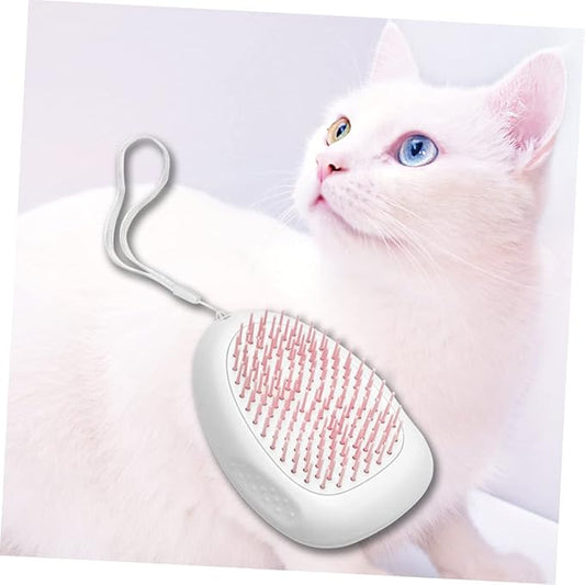 YARNOW Abs Pet Dog Comb Cat Grooming Brush De-shedding Hair Removal Comb for Dogs and Cats Hanging Lanyard Comfortable Grip for Easy Cleaning
