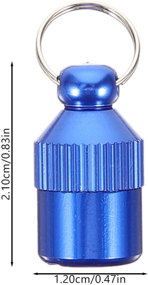 STOBAZA 5pcs Aluminum Alloy Pet Id Tags Blue Anti-Lost Collar Hanging Name Tags for Dogs and Puppies with Address Holder for Pet Supplies
