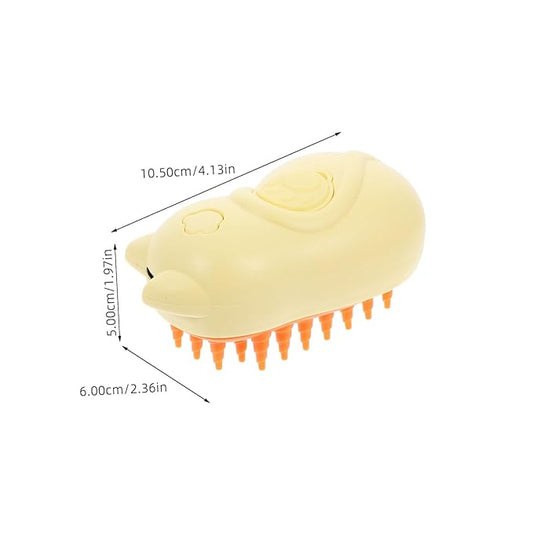 Rechargeable Cat Grooming Brush with Steam Technology Pet Hair Massage Cleaning Tool for Indoor Cats Gentle Bristles for Spa-like