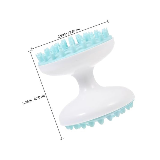 Cat Grooming Comb and Pet Massage Brush, Plastic Massaging Hair Brush for Cats and Dogs, Green Multi-use Bathing Comb Suitable for Long-haired Pets and Comfortable Fur Care