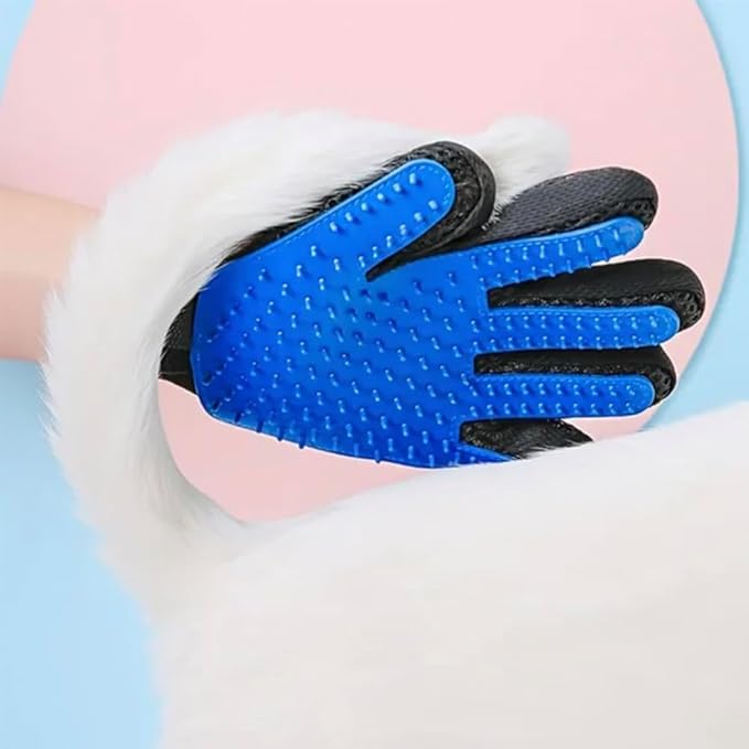 Cat Depilation Gloves Cleaning Grooming Gloves pet Bathing Brushing Off Loose Hair Gloves Left Hand