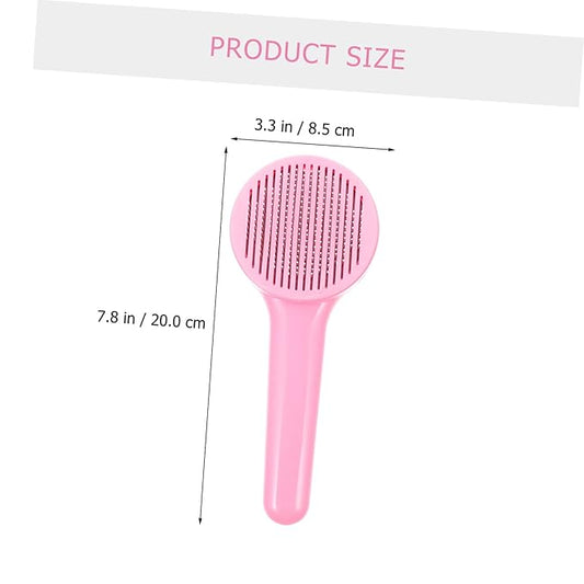 Toyvian Multi-function Pet Comb for Cats Dogs Grooming Brush for Long Haired Dogs Easy Hair Removal Portable Comfortable Handle