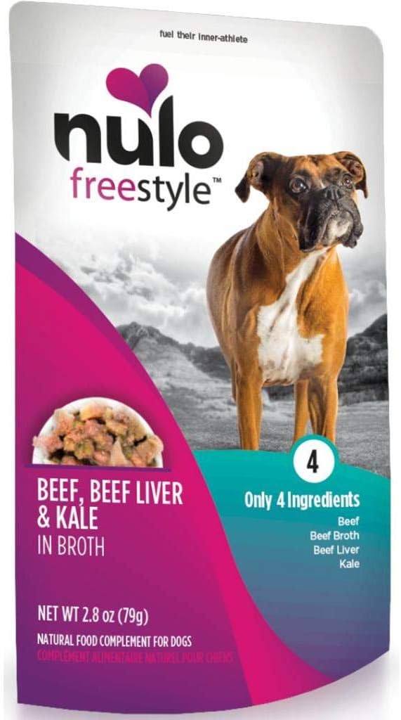 Nulo, Dog Beef Beef Liver & Kale Pouch, 2.8 Ounce