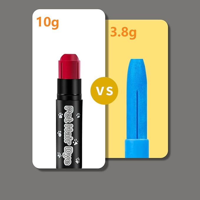 12 Color Pet Hair Dye Chalk Safe and Fun For, Halloween, Party Pet Hair Coloring For, Halloween Grooming Supplies