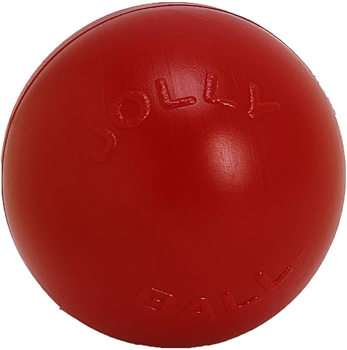 Jolly Pets Push-n-Play Ball Dog Toy, 14 Inches/Extra-Large, Blue (314 BL), for All Breed Sizes