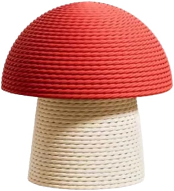 Mushroom Carrot Cat Scratching Post: Small Sisal Rope, Wear - Resistant and Non - Dandruff Cat Self - Entertainment Toy(Small Mushrooms)