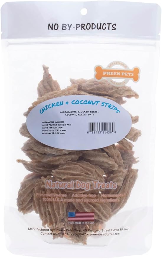 Preen Pets Chicken & Coconut Cookies(4OZ)