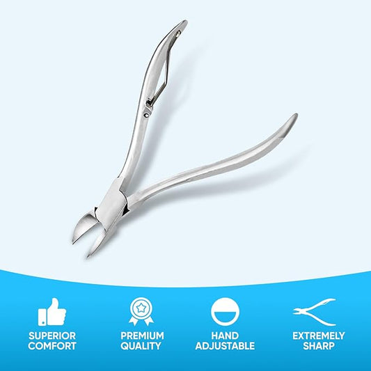 YNR Wire Spring Pliers, Dog Claw Pliers, Wire Sprung, Stainless Steel, Cat Nail Clippers, 3/4-inch/12 cm, Nail Clipper for Pets, Sharp Cutting Blades, Professional Claw Cutters (Claw Cutter Set)