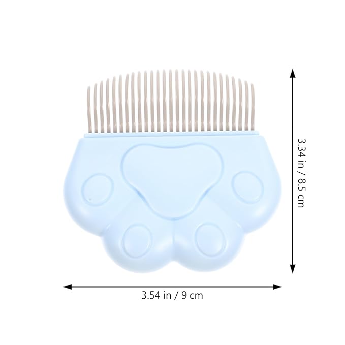 2Pcs Cat Grooming Brush with Deep Penetrating Bristles for Indoor Cats and Dogs Reusable Dematting Comb for Shedding Knot Removal and Gentle Hair Care