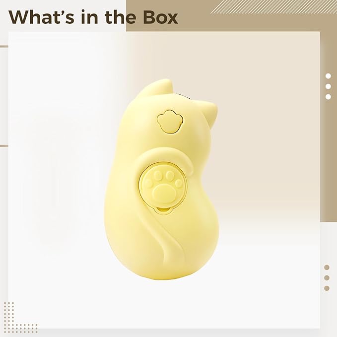 Rechargeable Cat Steam Brush, Electric Pet Hair Remover for Dogs and Cats, Grooming Comb Gentle Massage Detangler, Self-Cleaning Tool, Cordless, Yellow