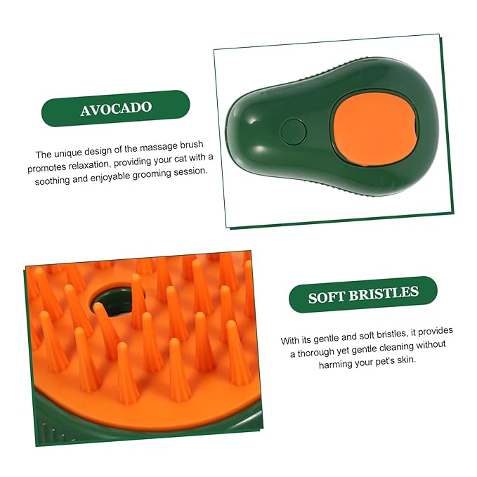 Steam Cat Brush Grooming Supplies Indoor Cats Dander Remover Pet Hair Removal Electric Pet Bathing Tool