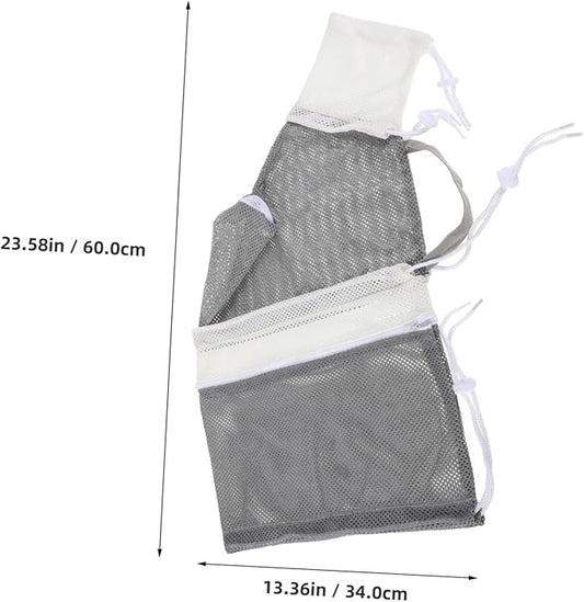 Cat Grooming Bag Adjustable Mesh Bathing Grooming Bag for Cats Bite and Scratch Resistant for Nail Trimming Ear Cleaning and Bathing