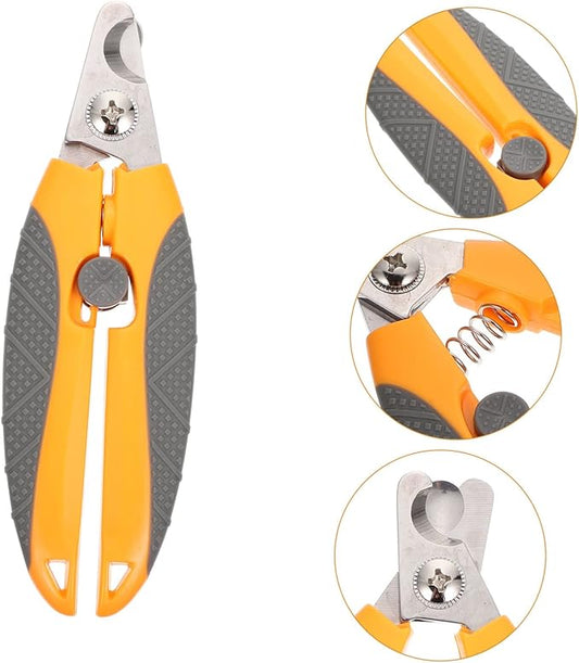SUPVOX Portable Pet Nail Clipper for Cats Dogs Sturdy Non- Design Easy to Use for Breeds for Home Grooming and
