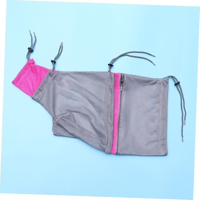 Cat Grooming Bag Adjustable Mesh Bathing Sack for Cats Breathable Design for Grooming Nail Trimming and Cleaning Over Months up to Random Color