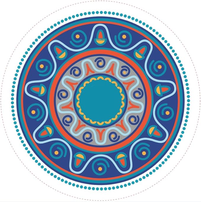 Gardner Pet 5 in 1 Cat Toy Cover,Boho Style - Blue