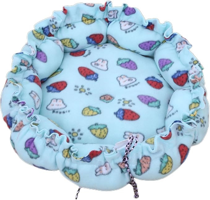 Round Bed Sleeping Dog Winter House Drawstring Design Pet Mat for Kitten Puppy Sleeping Supplies Sofa Plush Sofa on