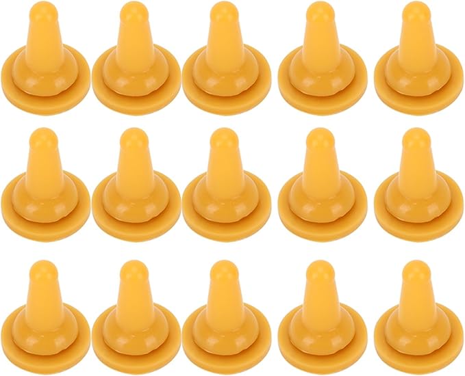 Rengue and Dog Soft Nurse Feeder Accessory High Temperature Suitable for Feeding Bottles or Syringes 15Pcs Pet Silicone Feeding Nipple for Cat Nan Dog Supplies