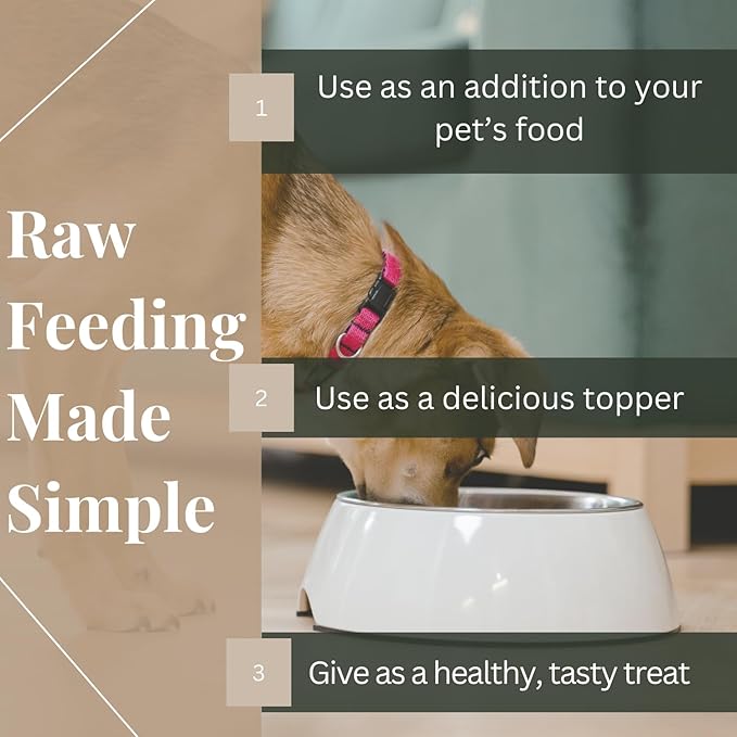 BJ'S RAW PET FOOD Freeze Dried Beef Heart Treats | High-Protein Pet Topper & Snack | Made in USA, 4-Ounce